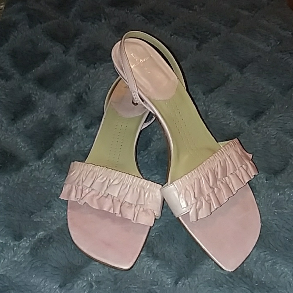Dusica slingback kitten heels